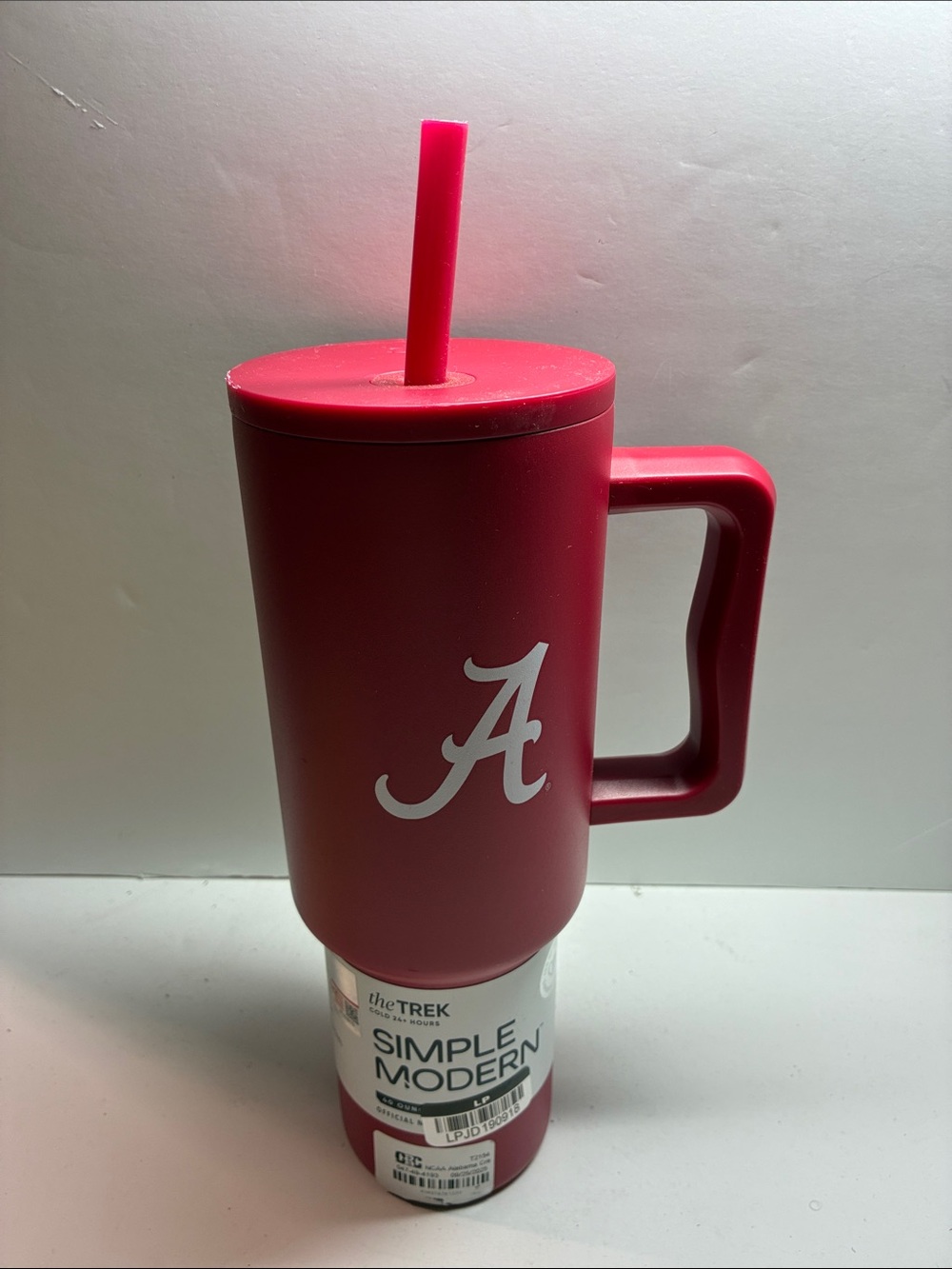 NCAA Alabama Crimson Simple Modern Trek Tumbler - 40oz